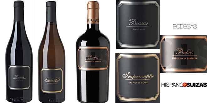 tres vinos de Hispano Suizas