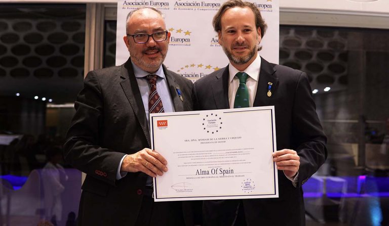 Alma of Spain premiada con la “Medalla Europea al Mérito en el Trabajo”